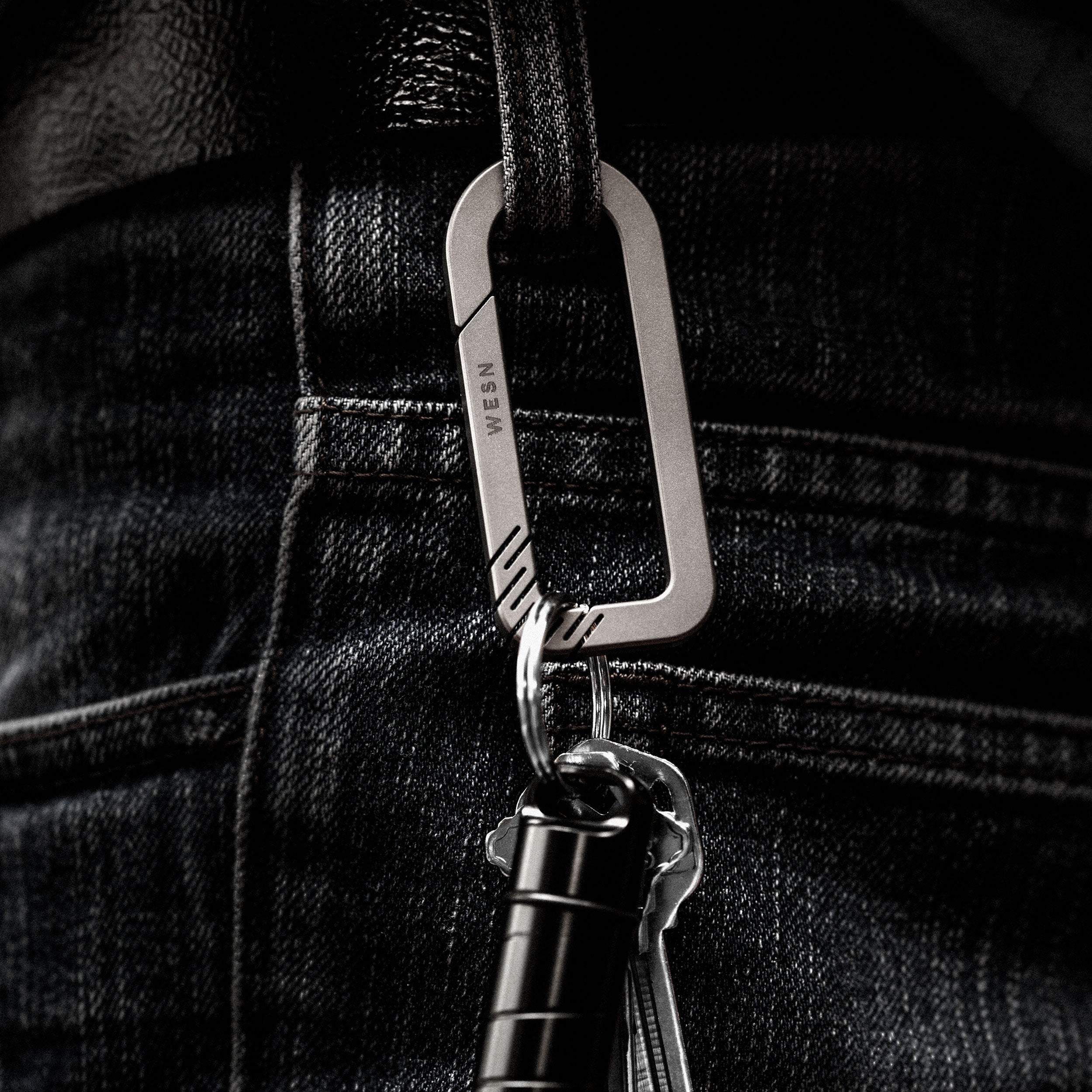 The CB - Titanium Carabiner – WESN