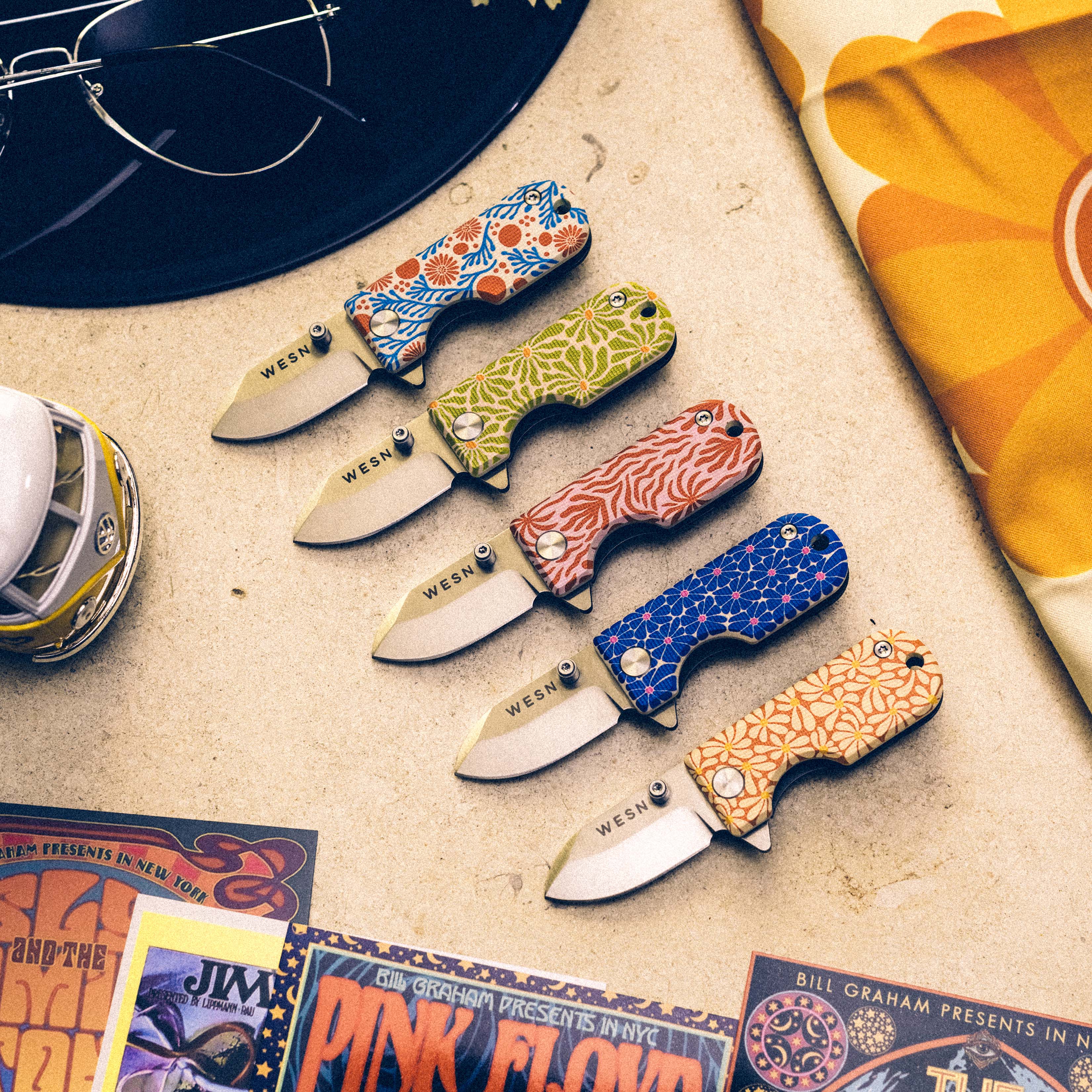 The Daisy Dream Microblade | Keychain Pocket Knife | WESN ‐ WESN