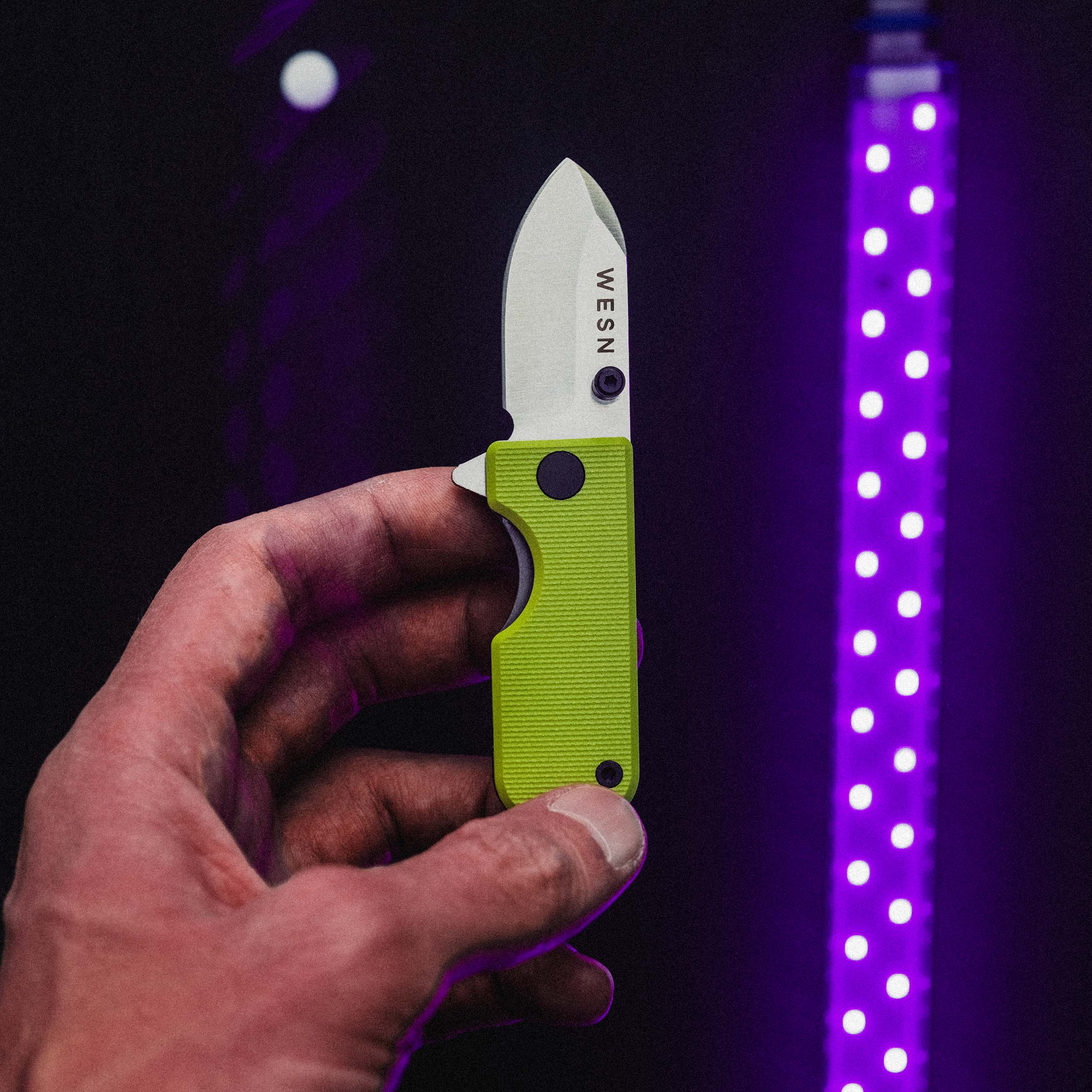 The Neon Green Microblade - WESN
