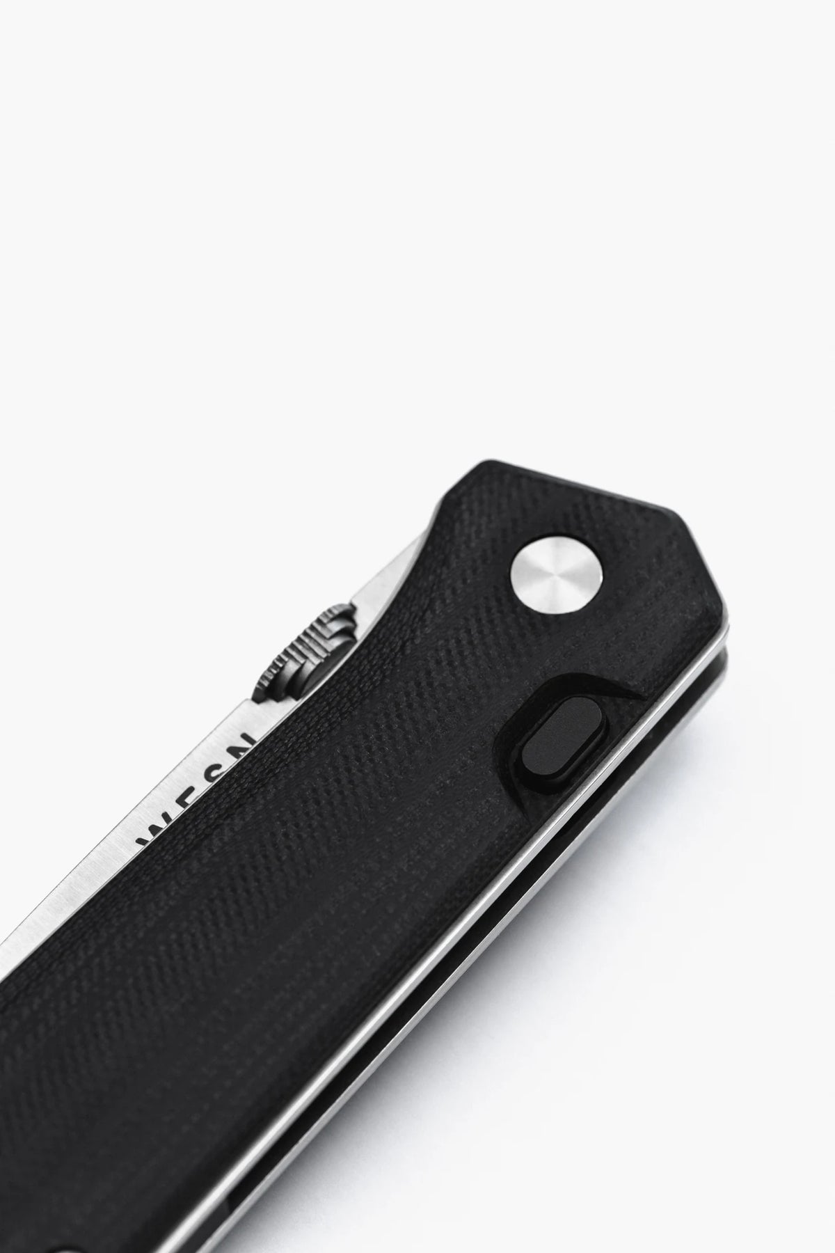 Black G10 BOK handle and button lock