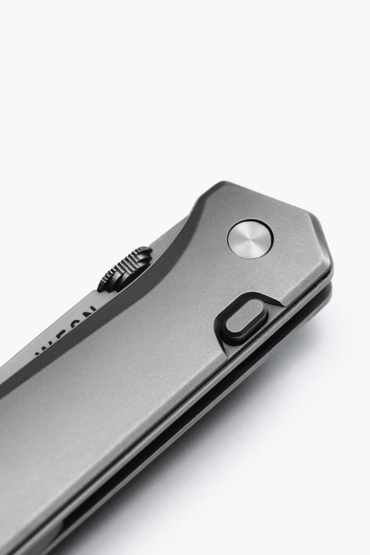 Titanium BOK handle and button lock