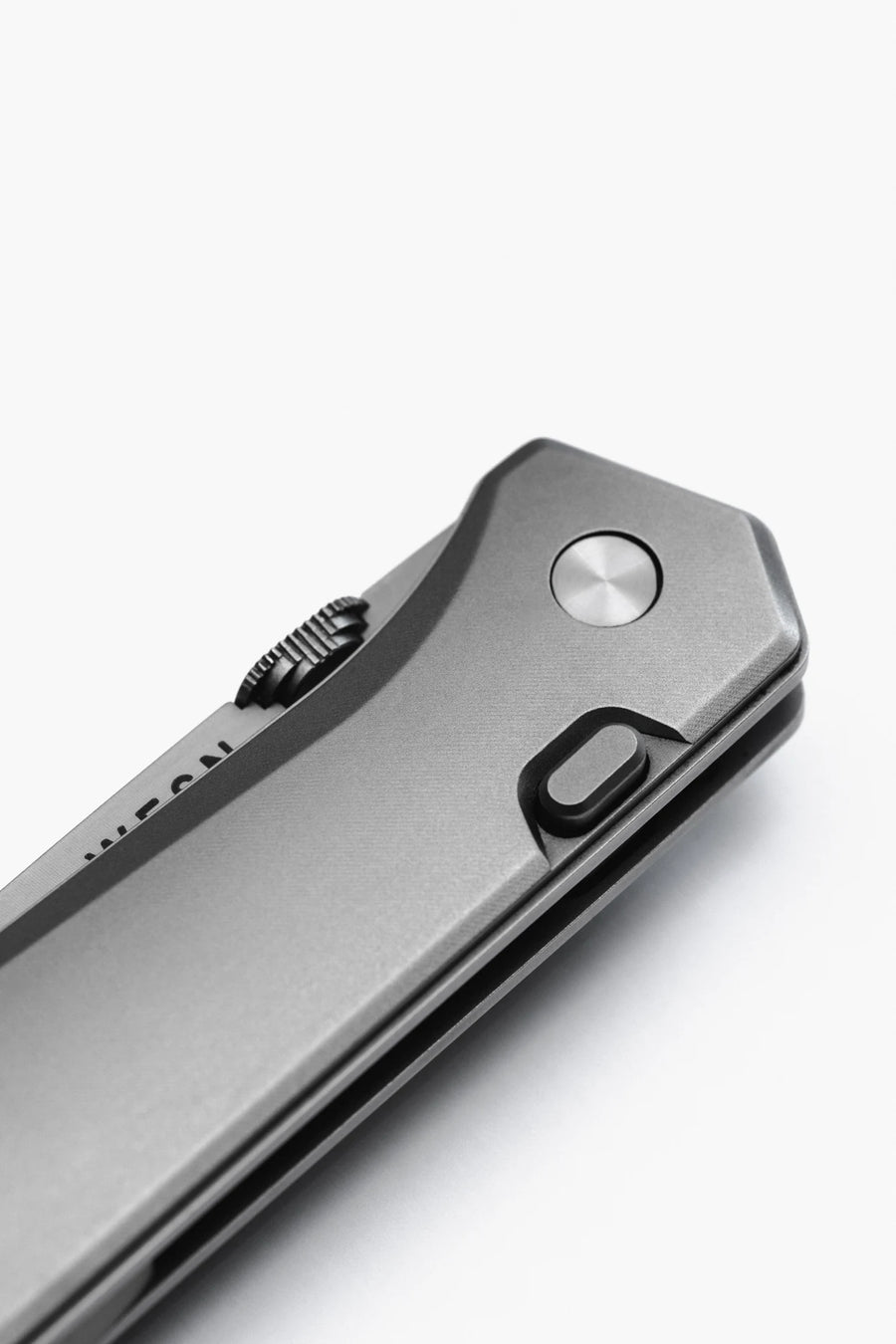 Titanium BOK handle and button lock