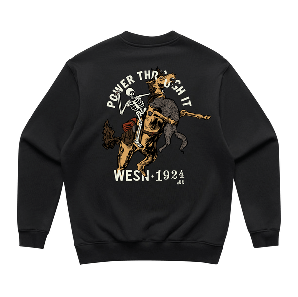 BRIEFING 新品　WS WARM LOGO LINE CREWNECK S WESN X 1924us - The Power Through It Crewneck | WESN ‐ WESN