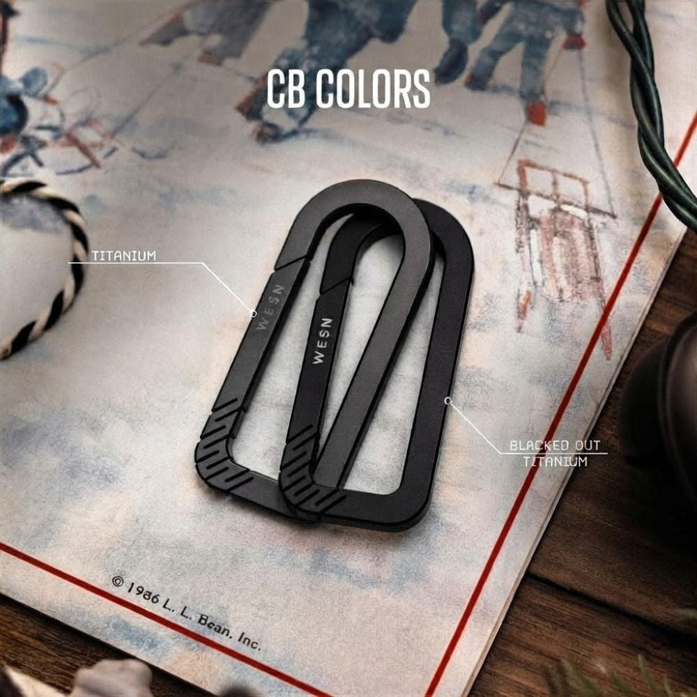 The CB - Titanium Carabiner ‐ WESN